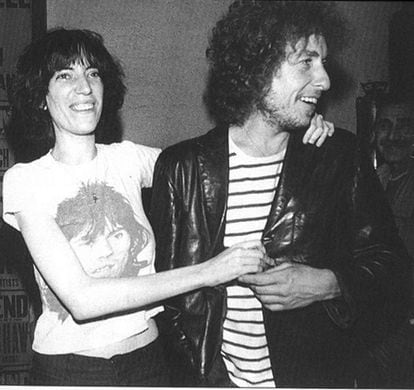 Patti Smith and Bob Dylan