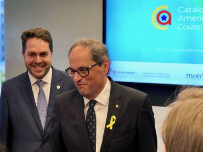 Catalan premier Quim Torra in Washington.