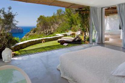 Suite at the Hacienda Na Xamena, in Ibiza.