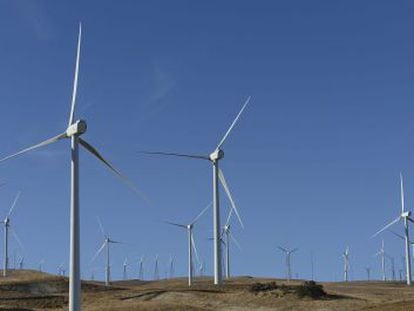 Wind power farm in Spain.