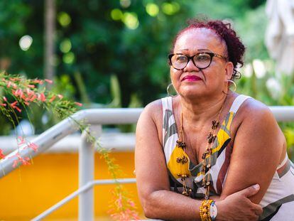 Kelia Simpson, a Brazilian activist who fights for the civil rights of the transgender community in her country.