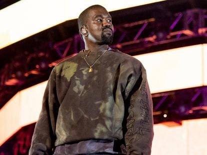 Kanye West at the Coachella festival in April 2019.