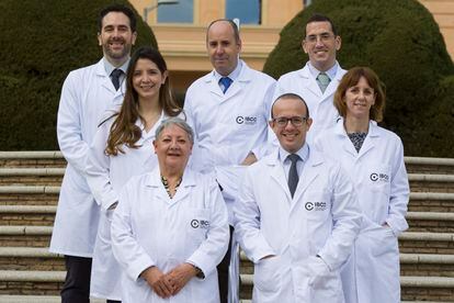 The team at the International Breast Cancer Center in Barcelona.