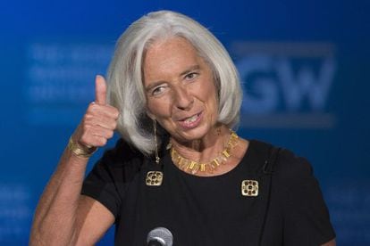 IMF Managing Director Christine Lagarde.