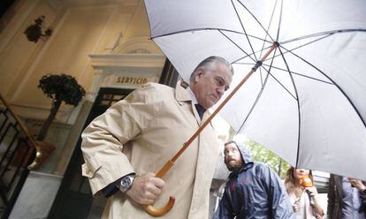 Former PP treasurer Luis Barcenas in Madrid in May 2018.