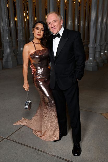 Salma Hayek and François-Henri Pinault, owner of Kering (the conglomerate that owns brands such as Gucci, Balenciaga and Saint Laurent).