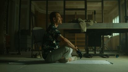 A scene from ‘The Killer,’ with Michael Fassbender.