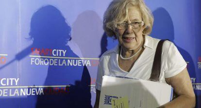 Madrid Mayor Manuela Carmena on Thursday.