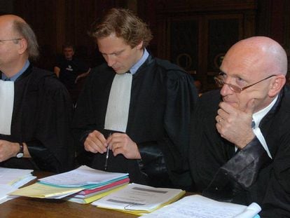 Paul Bekaert, on the right, in 2005.
