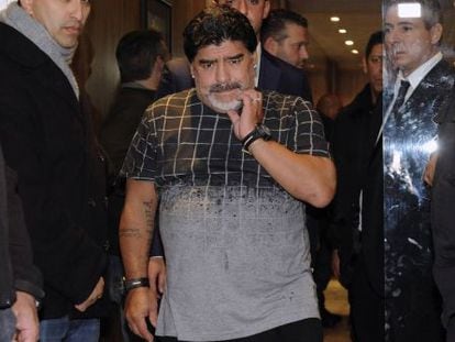 Diego Maradona in Buenos Aires on June 26.