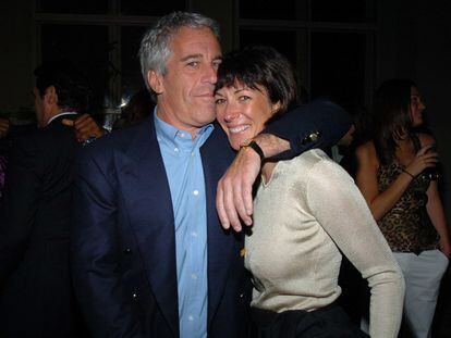 Jeffrey Epstein and Ghislaine Maxwell in New York in March 2005.