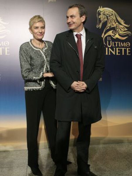 Zapatero and his wife Sonsoles Espinosa