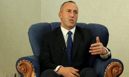 Ramush Haradinaj, the prime minister of Kosovo.