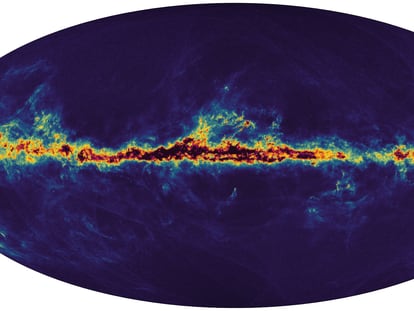 ‘Gaia’ map of interstellar dust in the Milky Way.