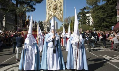 An Easter procession in Malasaña.