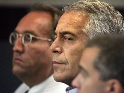 Jeffrey Epstein, in a court appearance in West Palm Beach (Florida), on July 30, 2008.