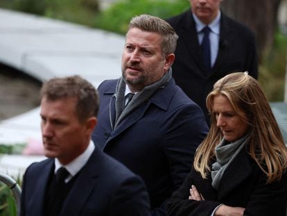 Manchester United CEO & director Richard Arnold arrives at the funeral of former England and Manchester United footballer Bobby Charlton - Manchester Cathedral, Manchester, Britain - November 13, 2023.