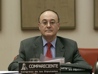 The governor of the Bank of Spain, Luis María Linde.