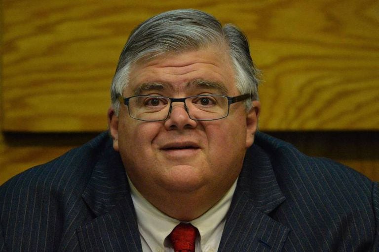 Bank of Mexico Governor Agustín Carstens at Wednesday's press conference.