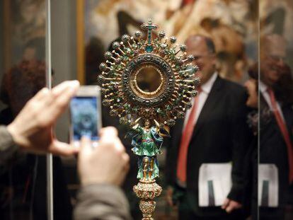 The monstrance from the Church of St Ignatius in Bogotá, on display at the Prado.