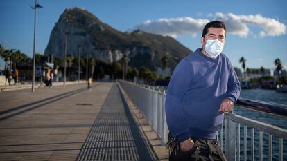 José Antonio Villanueva, a cross-border worker in Gibraltar who will be one of the first Spaniards to be vaccinated against the coronavirus.