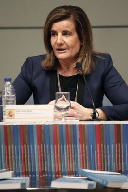 Labor Minister Fátima Báñez, pictured on Monday.