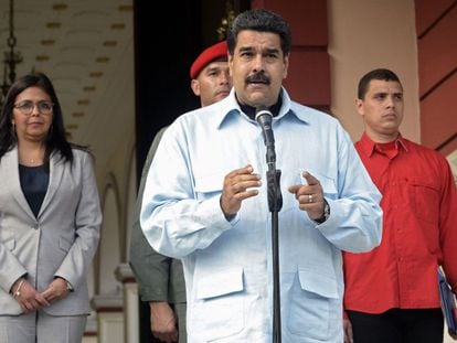 Presidente Maduro in Caracas on Wednesday.