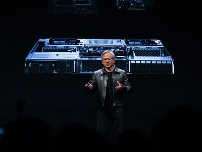 Jenseng Huang, founder and CEO of Nvidia, during an event in Taiwan on May 29, 2023.