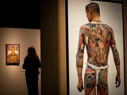 A tattoo exhibition in Spain.