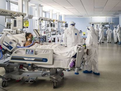The intensive care unit in the Italian city of Catania on April 23.