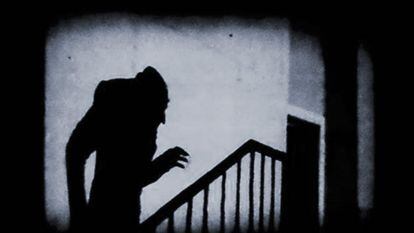 The unmistakable silhouette of Nosferatu.