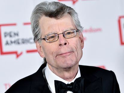 Writer Stephen King at a literary gala event in New York; May 2018.