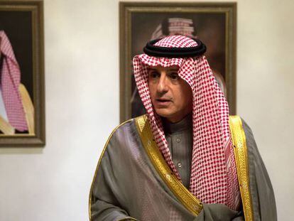 Saudi Minister of State for Foreign Affairs Adel al-Jubeir, in Madrid.