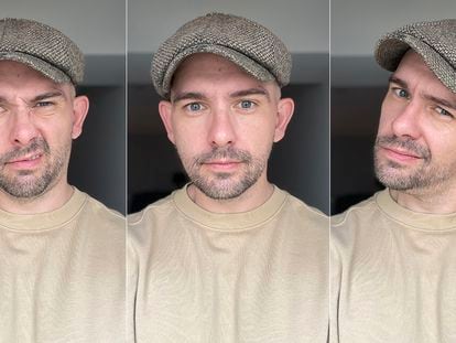 Self-portraits of writer Matt Pinkett.