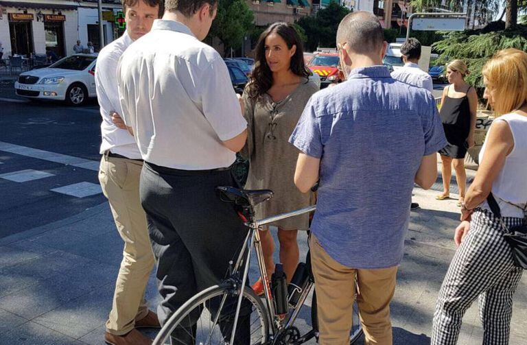 Begoña Villacís, of Ciudadanos, on Tuesday.