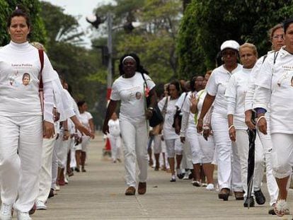The Ladies in White, pictured in Havana.