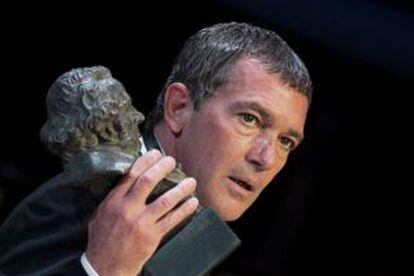 Antonio Banderas provided one of the highlights of the Goyas ceremony.