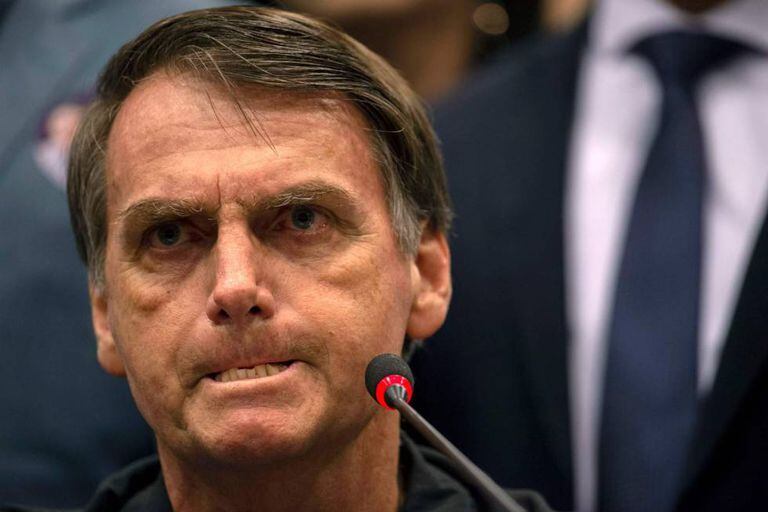 Brazilian presidential candidate Jair Bolsonaro.