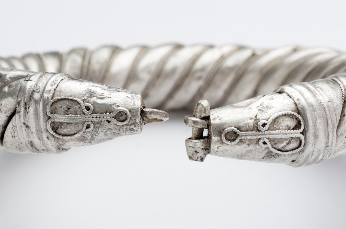 Silver bracelet from the Amarguilla treasure.