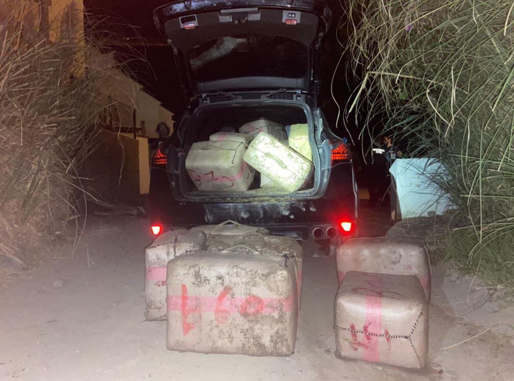 Drugs seized in a Civil Guard raid in Estepona