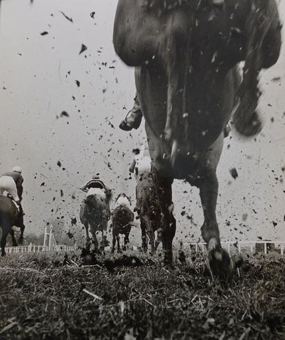 Horse race (untitled), circa 1970.