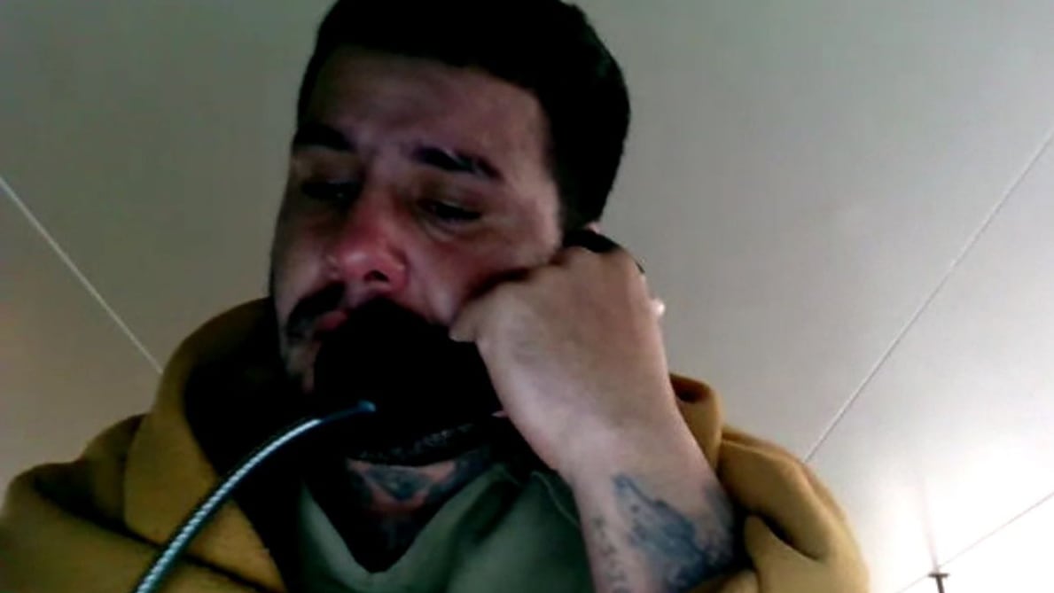 Juan Fernández-Ramos, a Cuban migrant detained at an ICE center in Livingston, Texas, in July 2025.