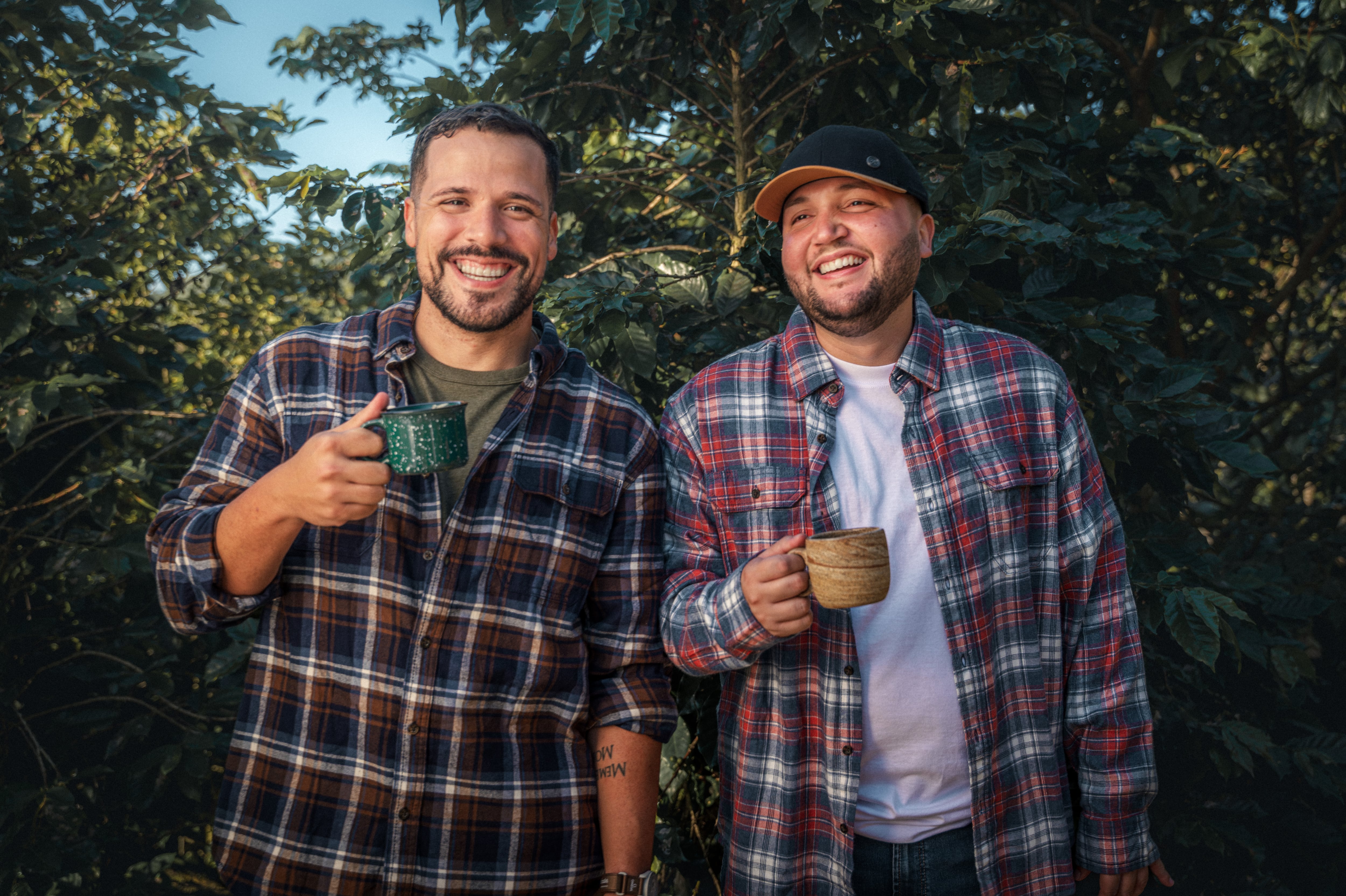 Juan Víctor Feliciano and Anthony Cáceres, founders of Café Dos Caminos.