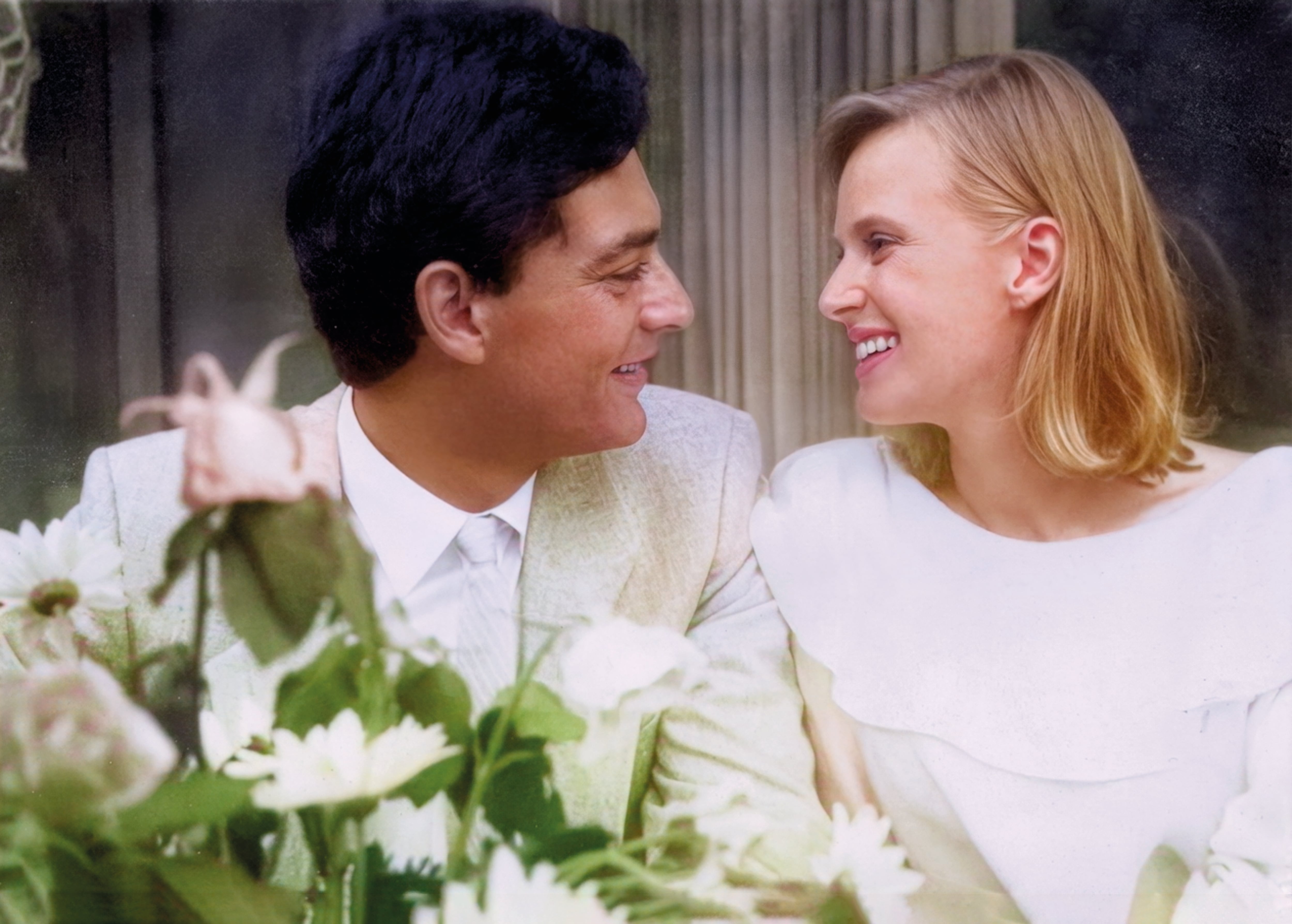 Writers Paul Auster and Siri Hustvedt, in an image provided by the author from her personal archive.