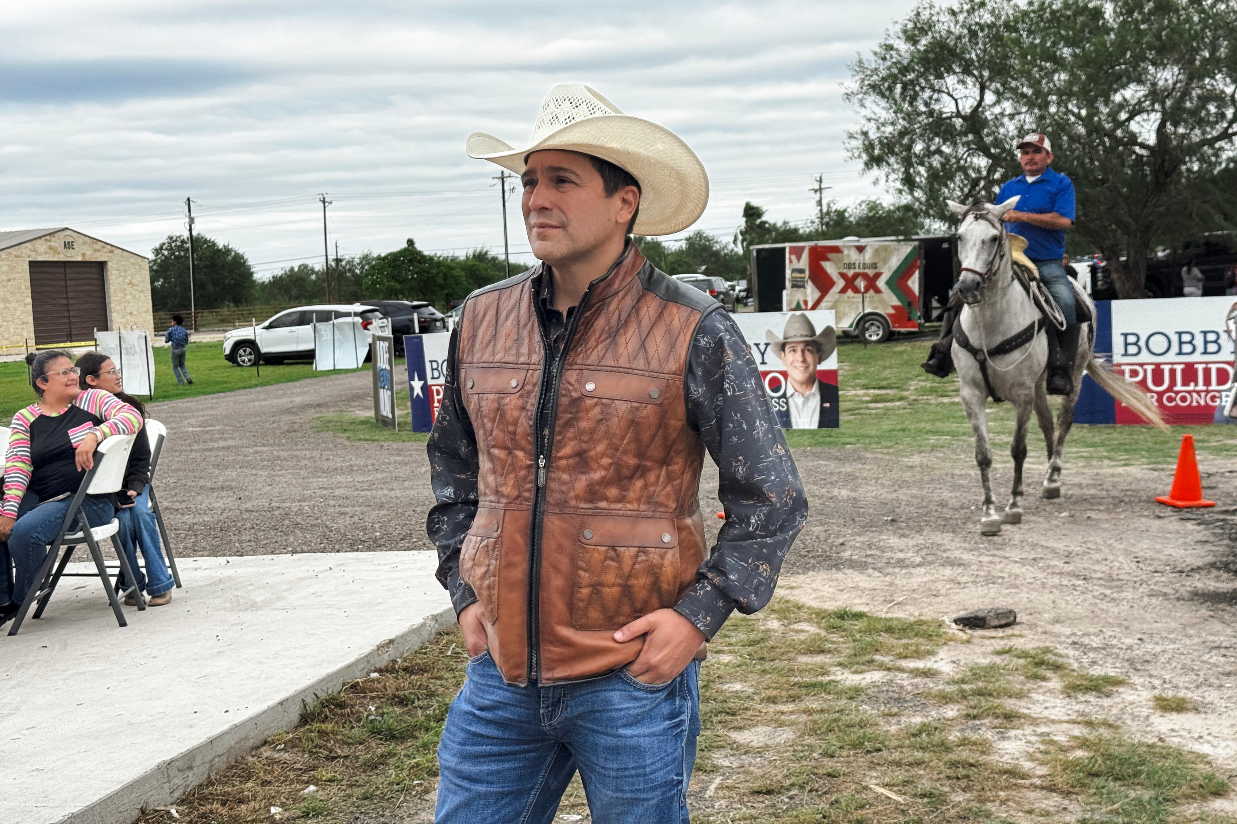 Bobby Pulido in McAllen, October 16.