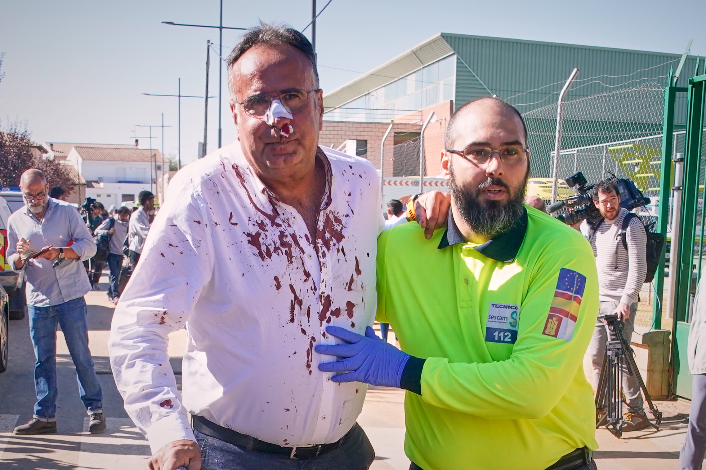 Survivors of Spain rail accident