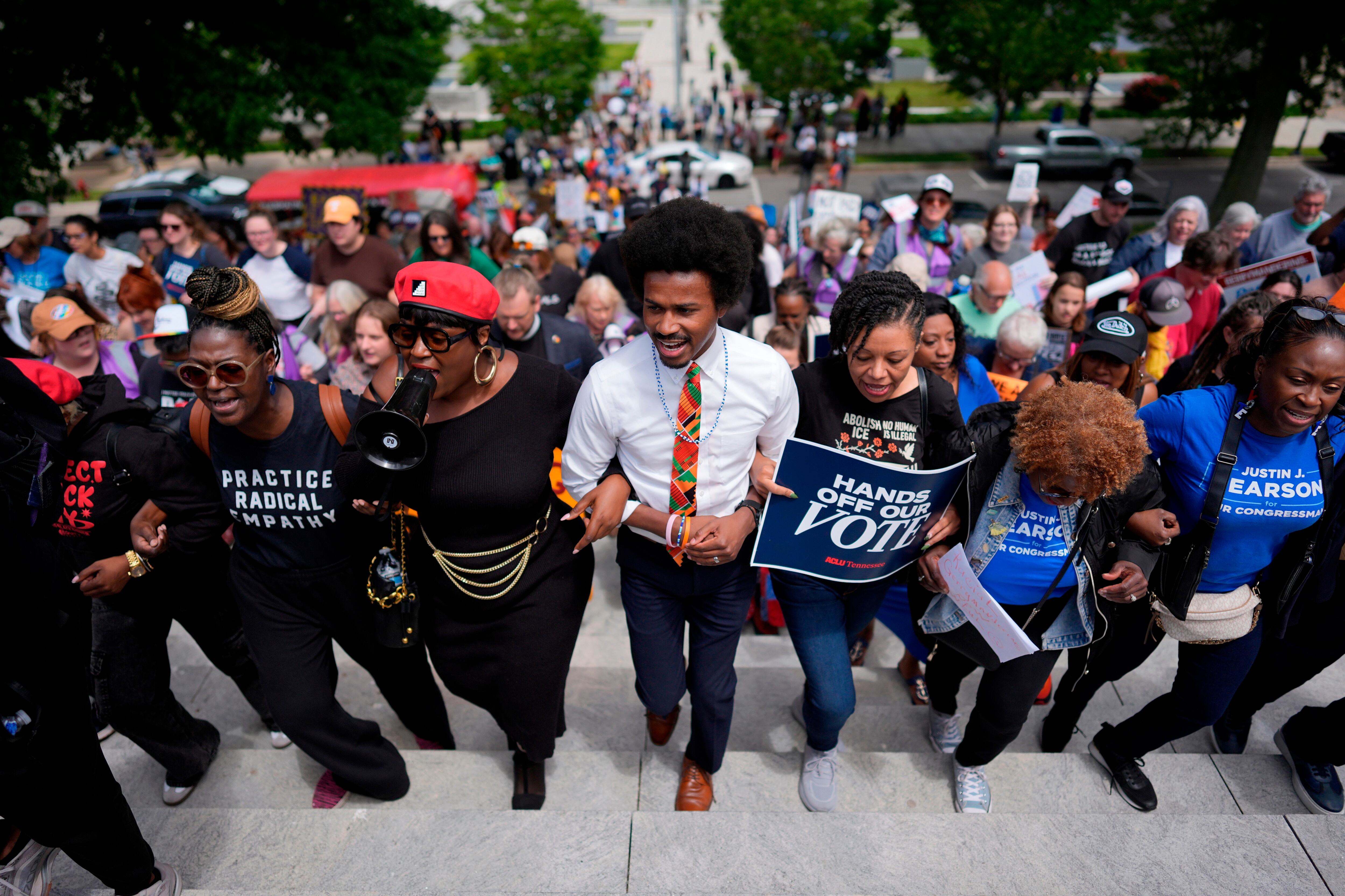 Black southerners revive the civil rights struggle: ‘Trump wants to take us back to 1860’