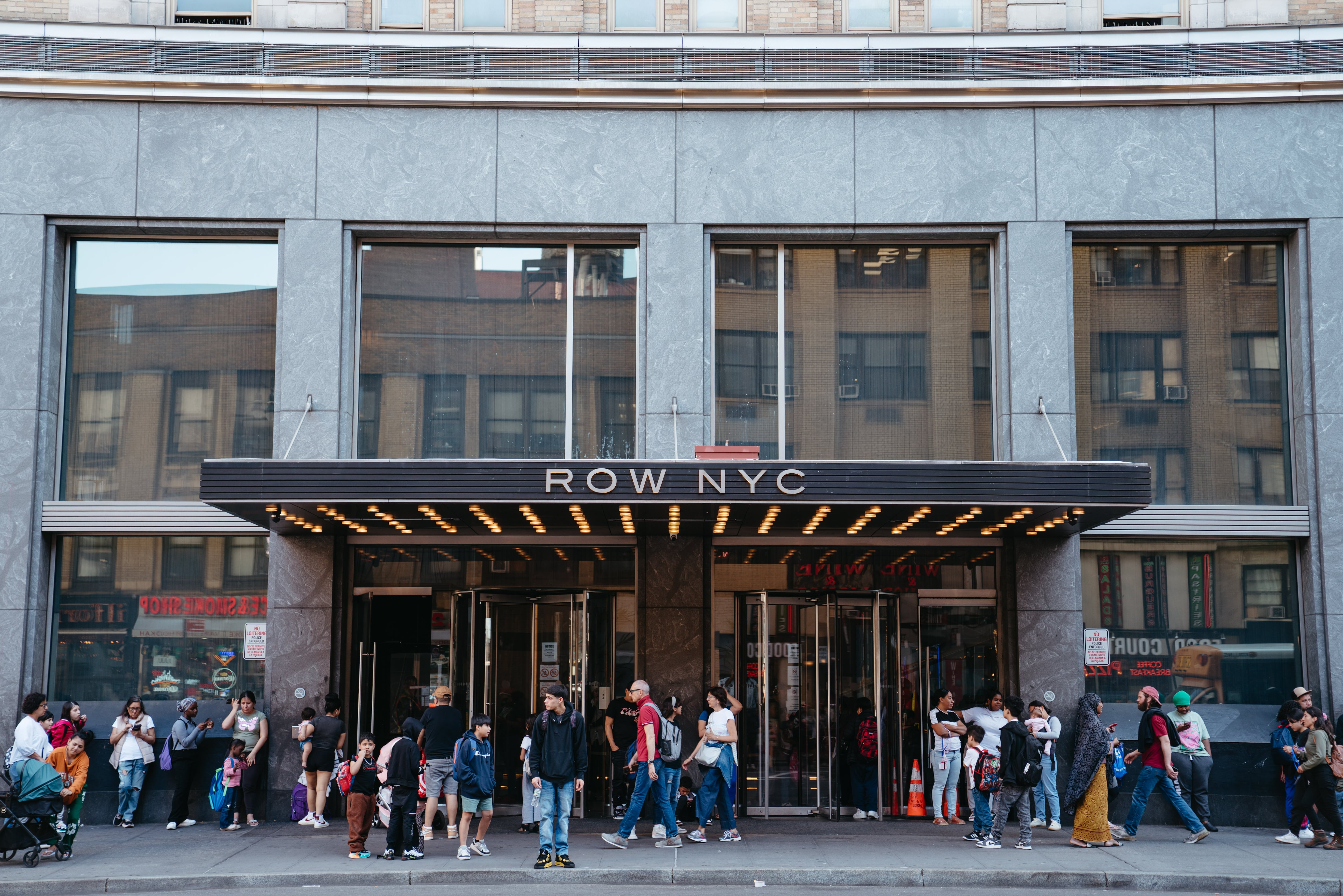 View of the Row Hotel in New York.