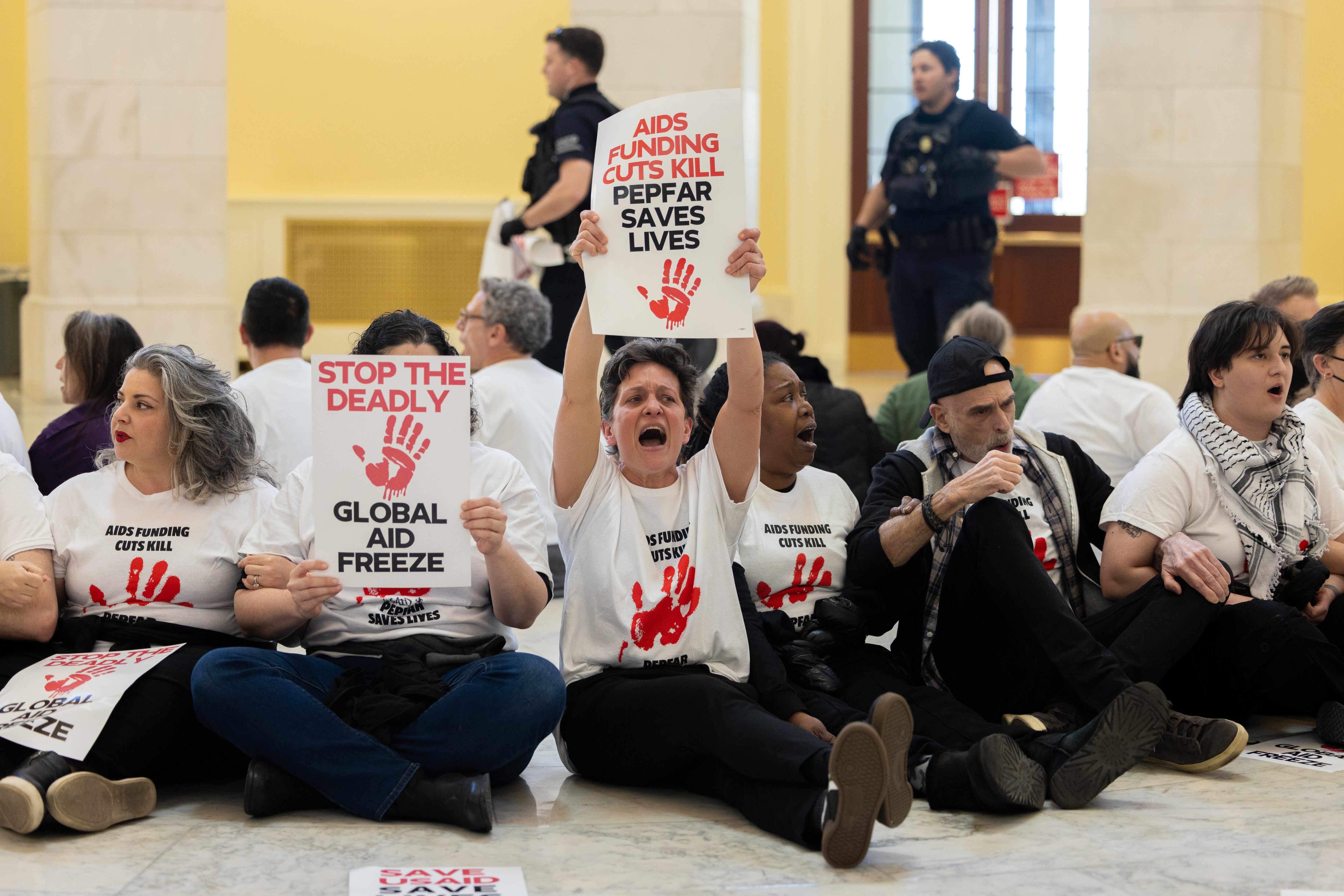 Trump’s new conditions on funding the fight against HIV/AIDS require service restrictions