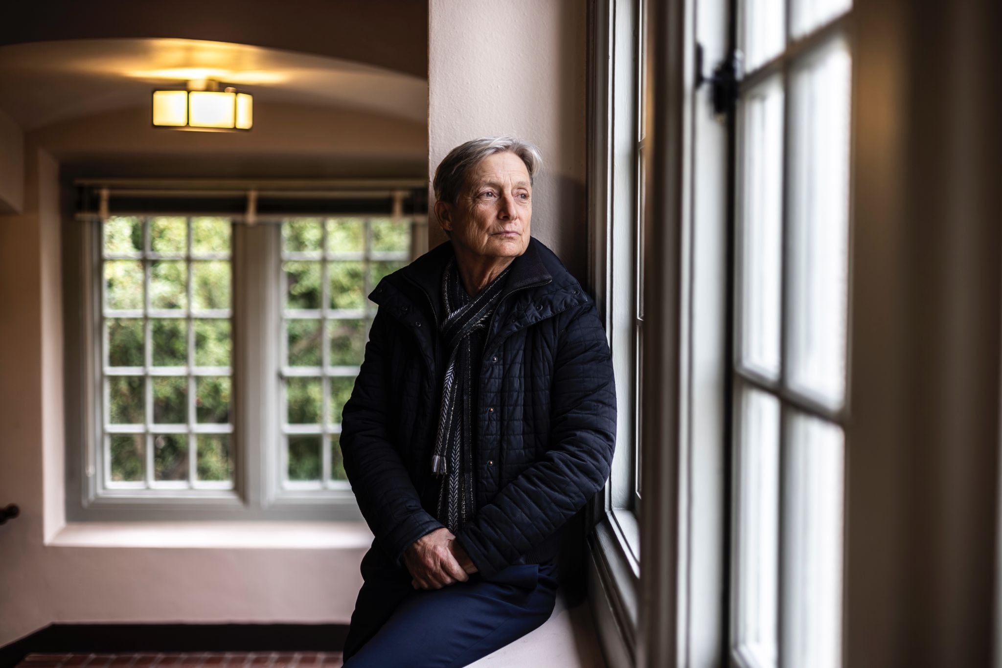 Judith Butler at UC Berkeley's Stephens Hall on November 20.